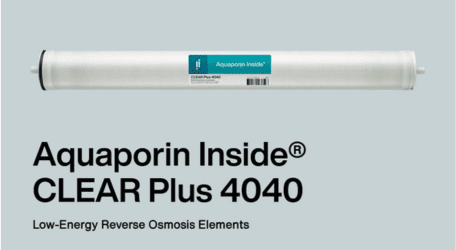 Aquaporin CLEAR Plus 4040 biomimetic reverse osmosis membrane element — 4 inch by 40 inch format